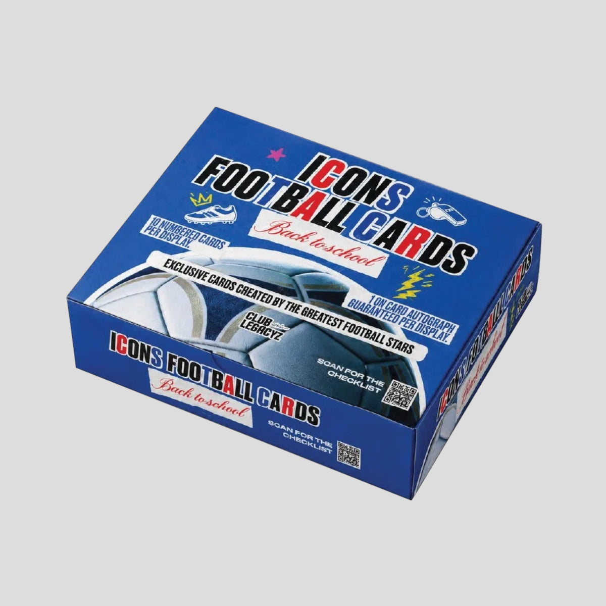2026 CLUB LEGACYZ ICONS BACK TO SCHOOL 5TH EDITION HOBBY BOX