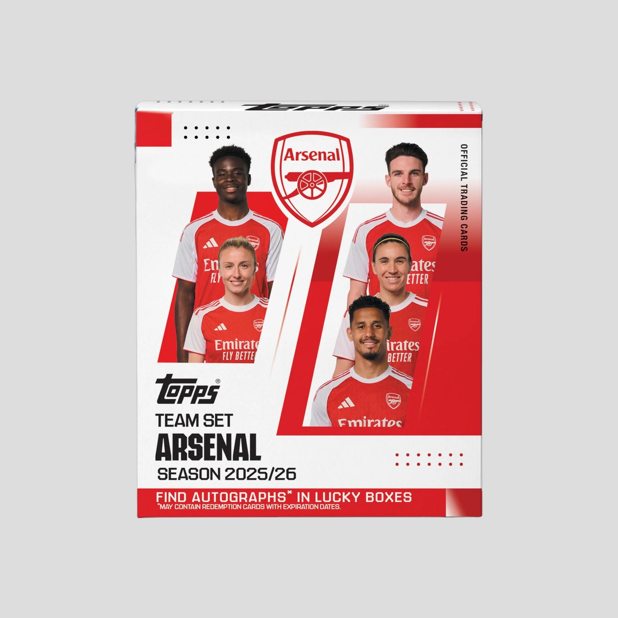 2025-26 TOPPS ARSENAL FC TEAM SET BOX