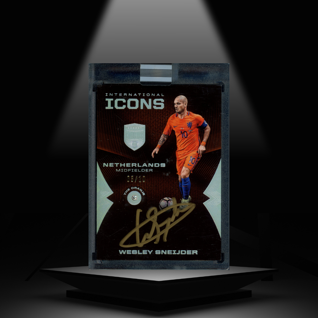 2018 PANINI EMINENCE WESLEY SNEIJDER #/10 AUTOGRAPH