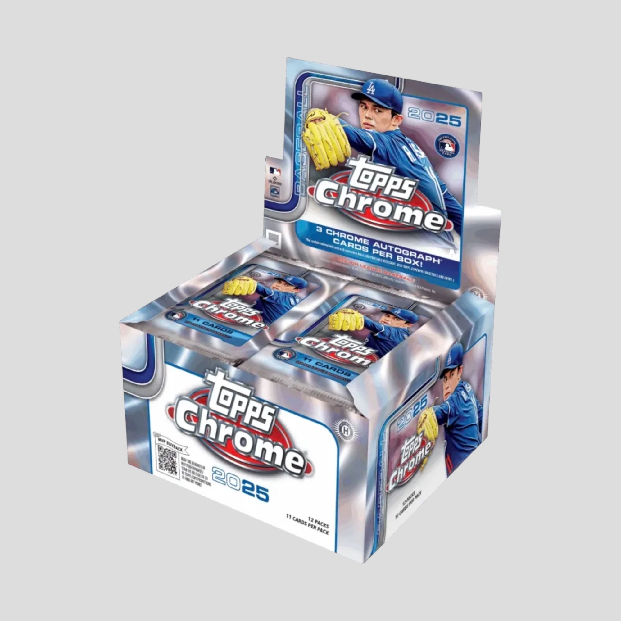 2025 TOPPS CHROME BASEBALL HOBBY JUMBO BOX