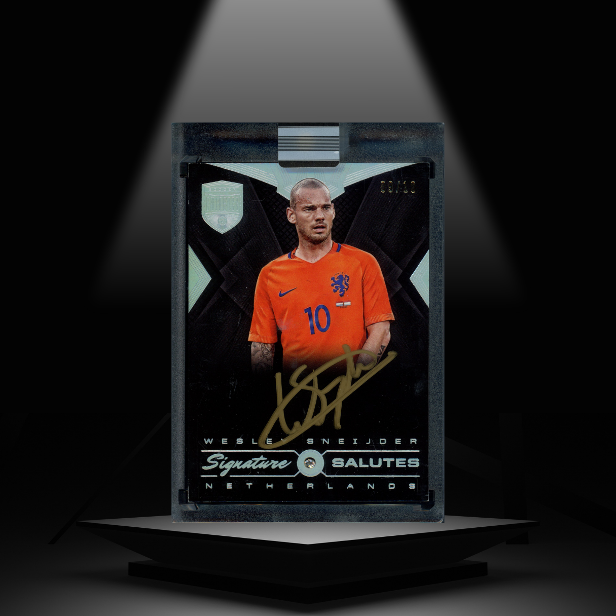 2018 PANINI EMINENCE WESLEY SNEIJDER #/10 AUTOGRAPH