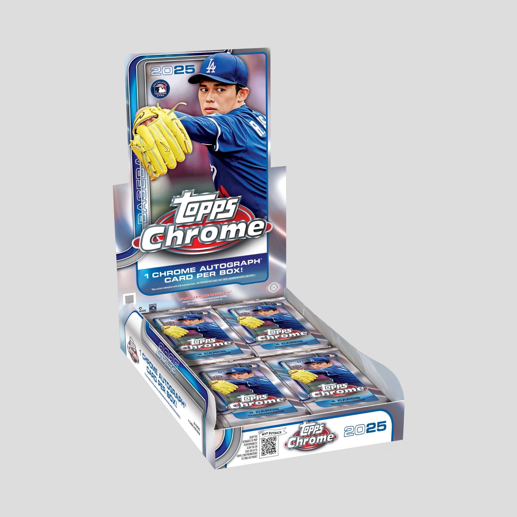2025 TOPPS CHROME BASEBALL HOBBY BOX