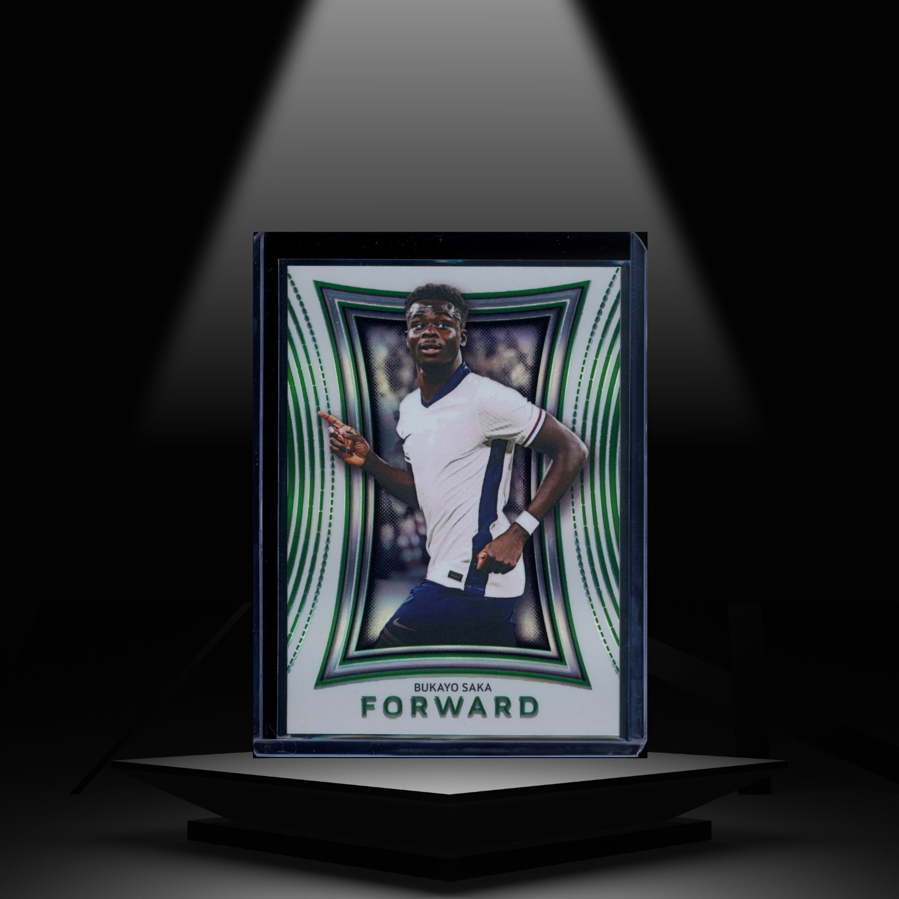 2025 FUTERA WORLD FOOTBALL PLATINUM BUKAYO SAKA #/25