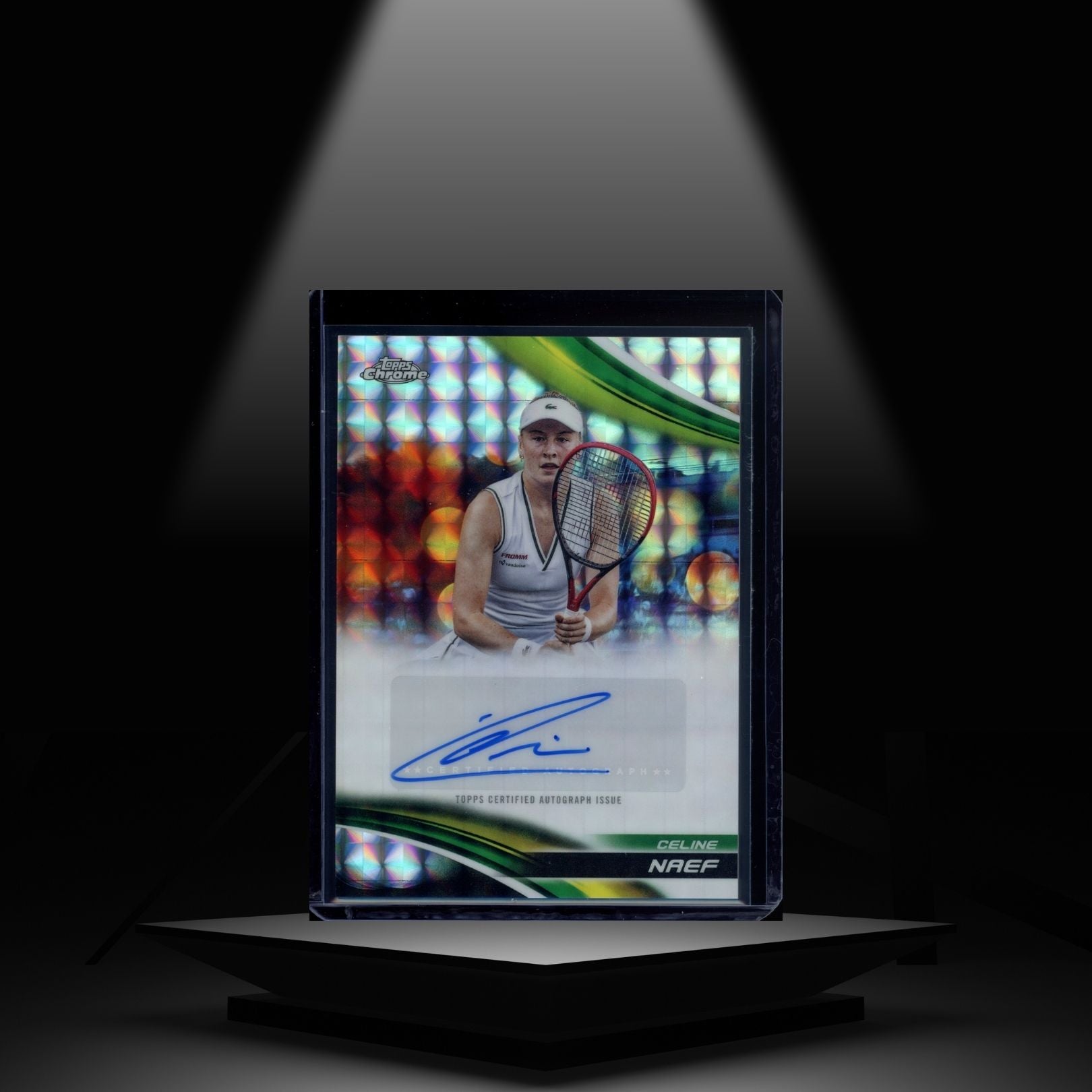 2025 TOPPS CHROME TENNIS CELINE NAEF AUTOGRAPH