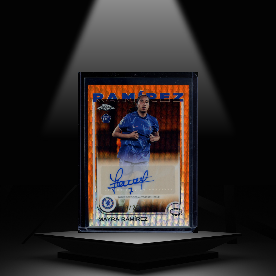 2024-25 TOPPS CHROME UWCL MAYRA RAMIREZ #/25 RC AUTOGRAPH