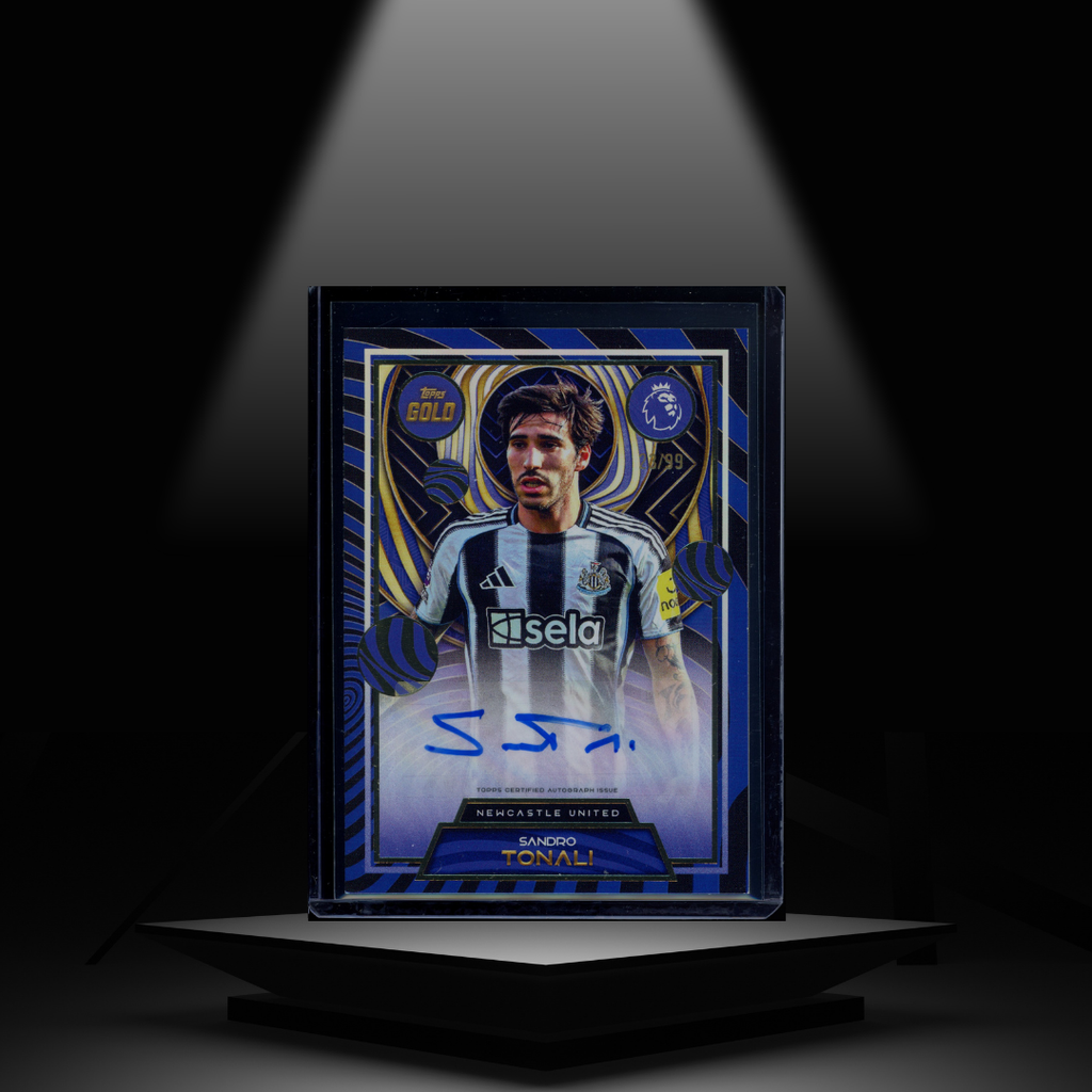2025-26 TOPPS GOLD EPL SANDRO TONALI #/99 AUTOGRAPH