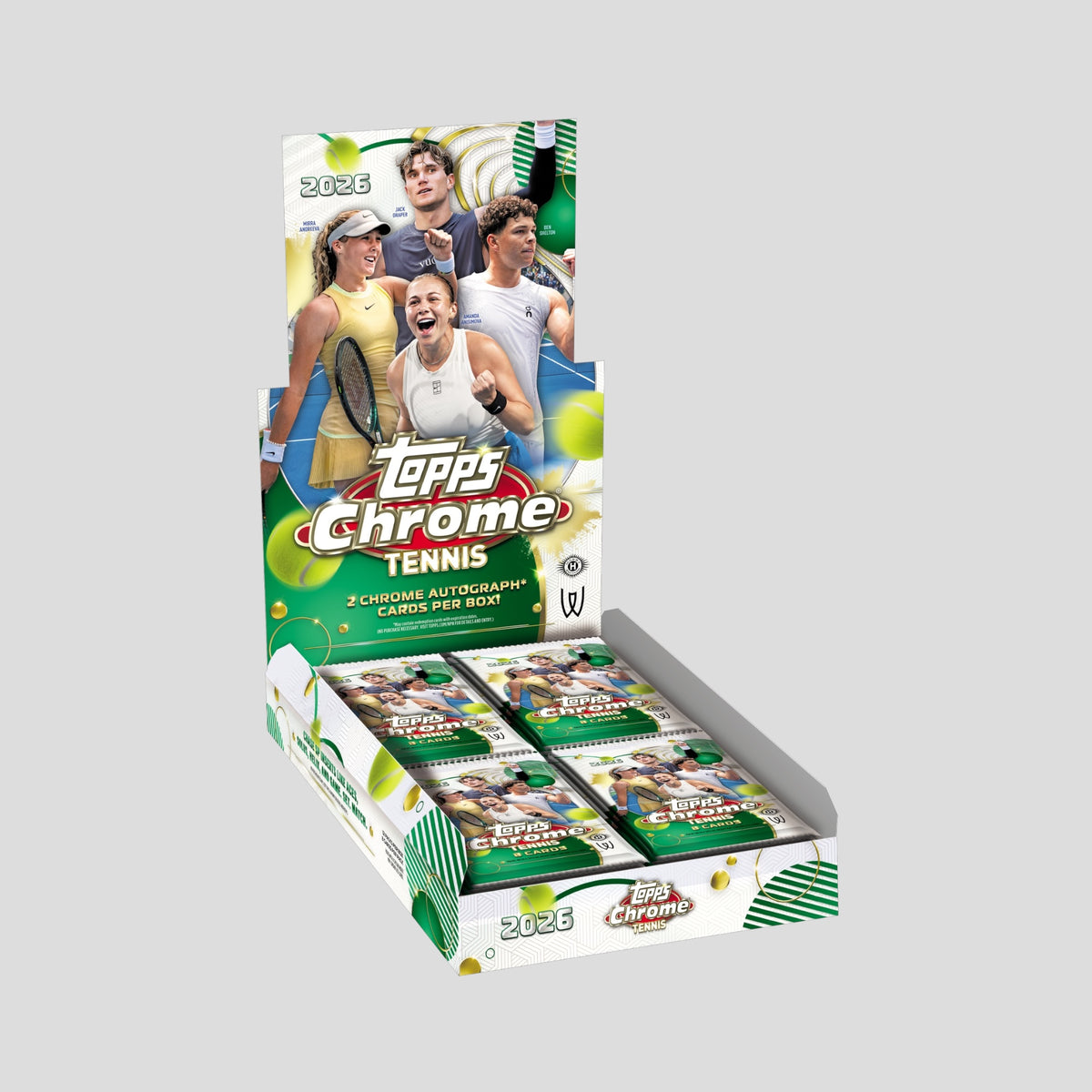 2026 TOPPS CHROME TENNIS HOBBY BOX