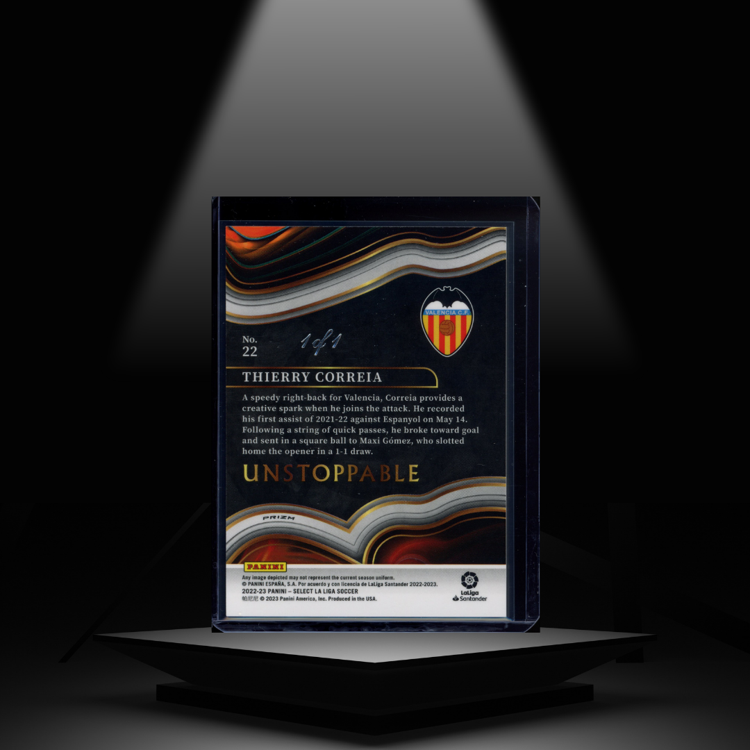 2022-23 PANINI SELECT LA LIGA THIERRY CORREIA 1/1