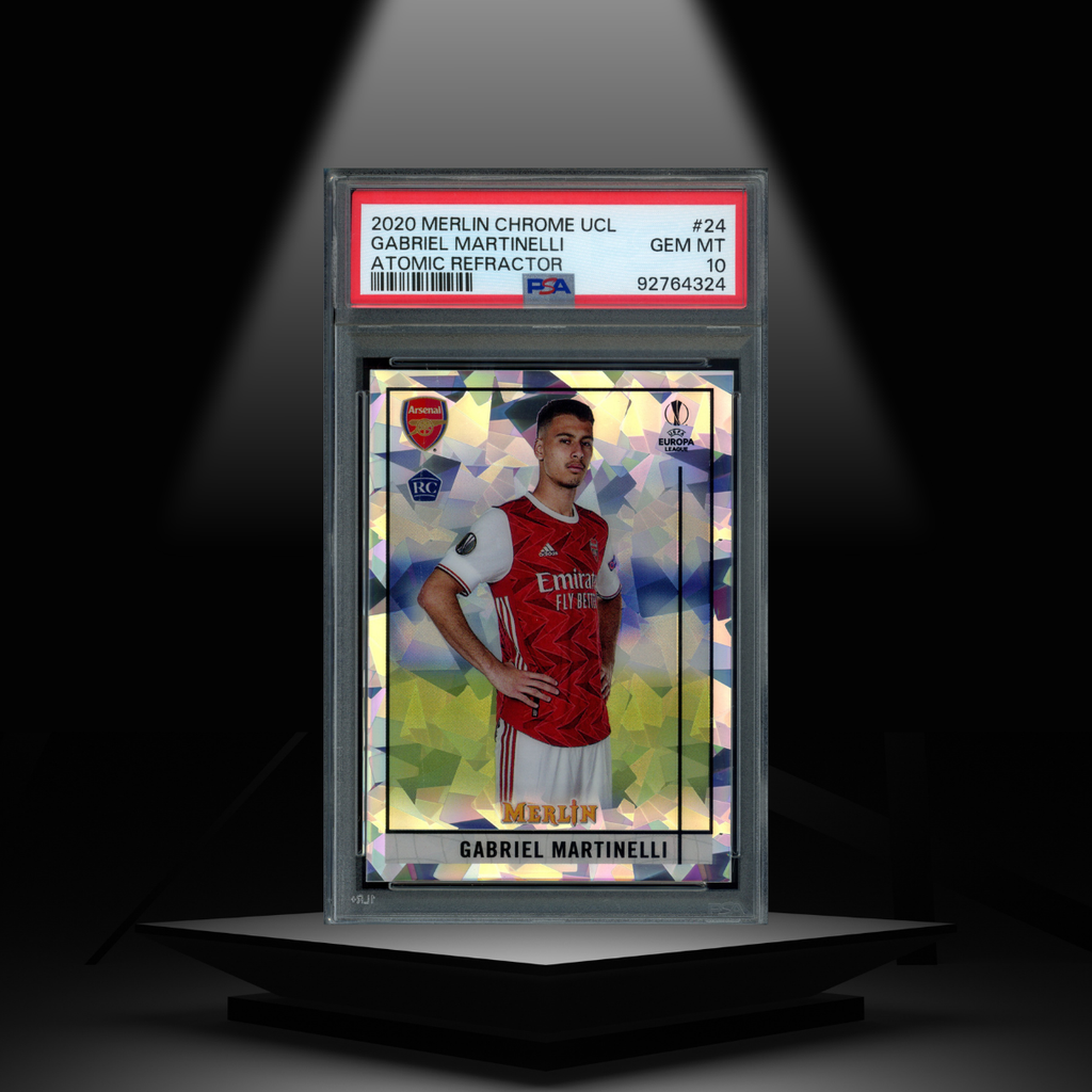 2020-21 TOPPS MERLIN GABRIEL MARTINELLI #/250 PSA10 RC