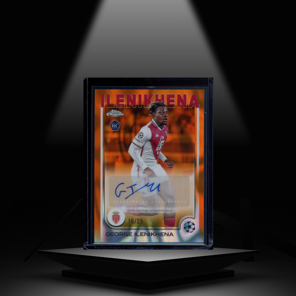 2024-25 TOPPS CHROME UCC GEORGE ILENIKHENA #/25 RC AUTOGRAPH