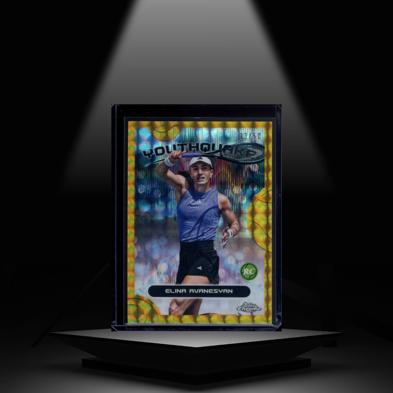 2025 TOPPS CHROME TENNIS ELINA AVANESYAN #/50 RC