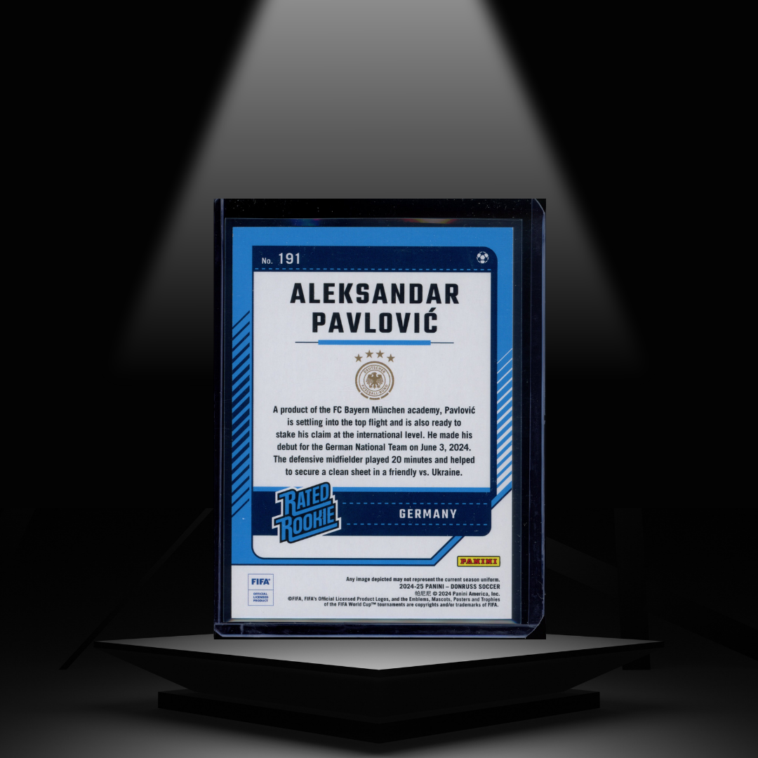 2024-25 PANINI DONRUSS ALEKSANDAR PAVLOVIC #/49 RC