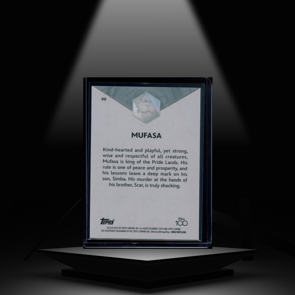 2023 TOPPS CHROME DISNEY 100 MUFASA #/99