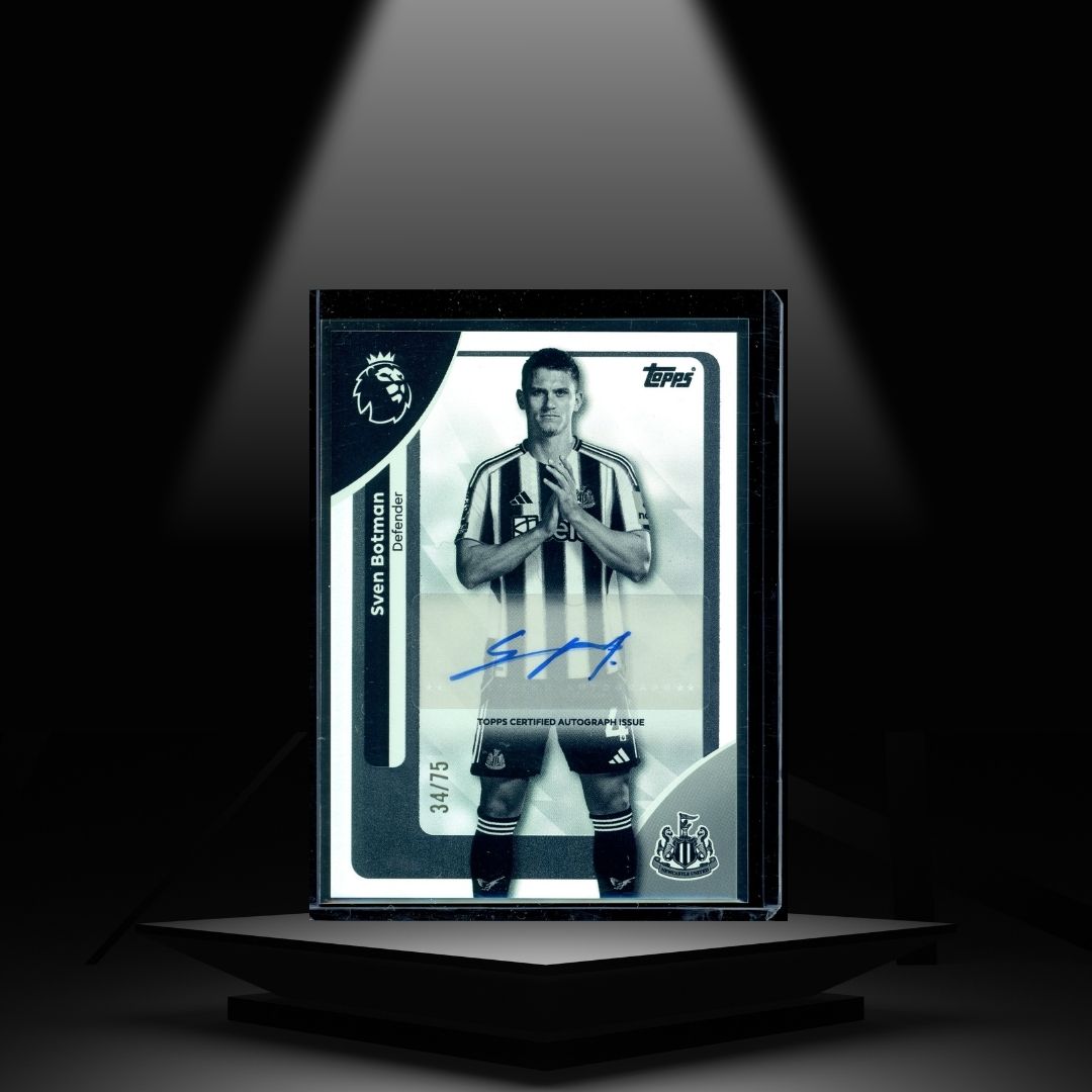 2025-26 TOPPS PREMIER LEAGUE SVEN BOTMAN #/75 AUTOGRAPH