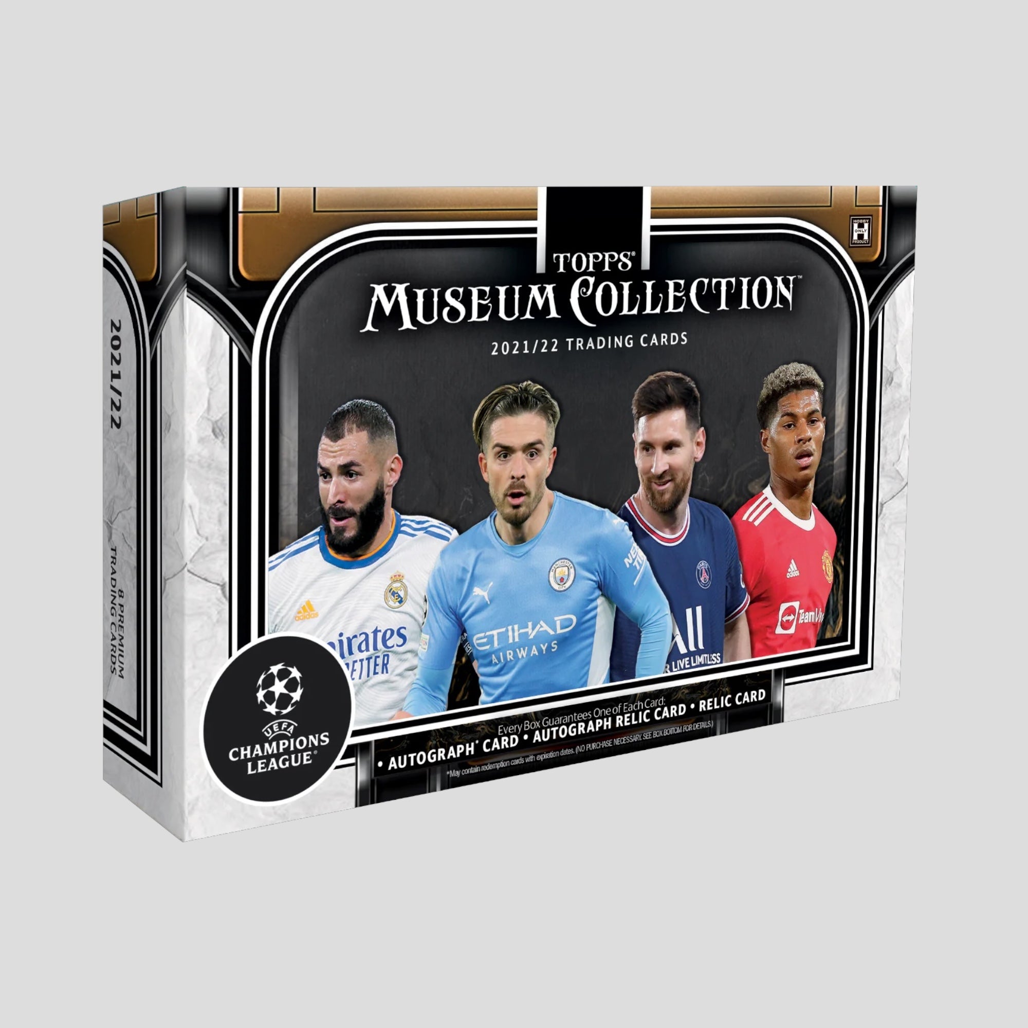 2021-22 TOPPS MUSEUM COLLECTION UEFA CHAMPIONS LEAGUE HOBBY BOX