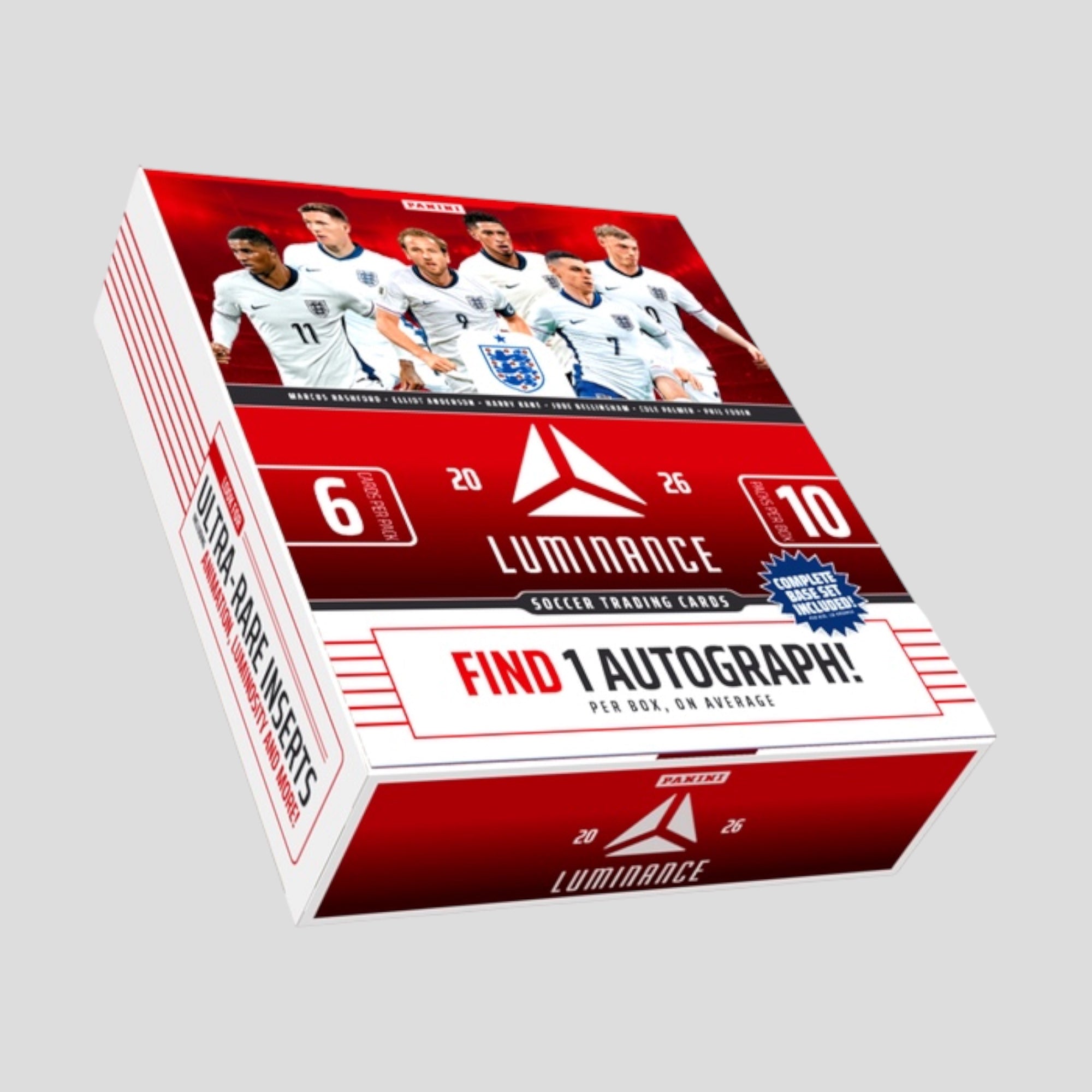 2026 PANINI LUMINANCE ENGLAND SOCCER HOBBY BOX