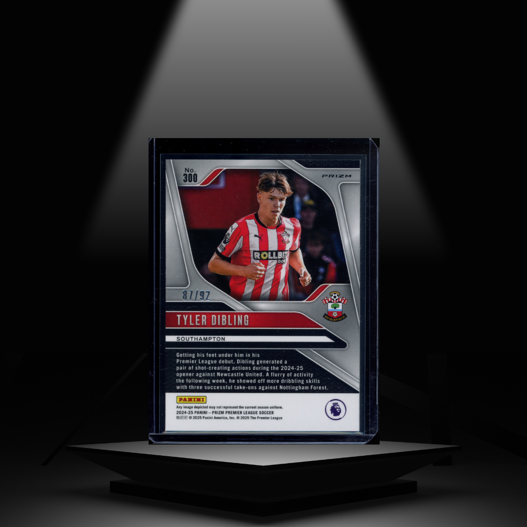 2024-25 PANINI PRIZM EPL TYLER DIBLING #/92 RC