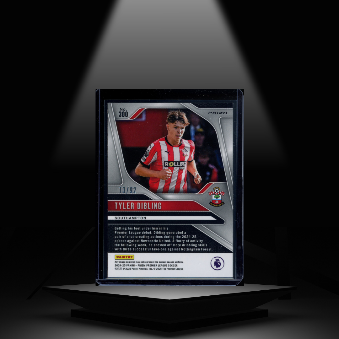 2024-25 PANINI PRIZM EPL TYLER DIBLING #/92 RC