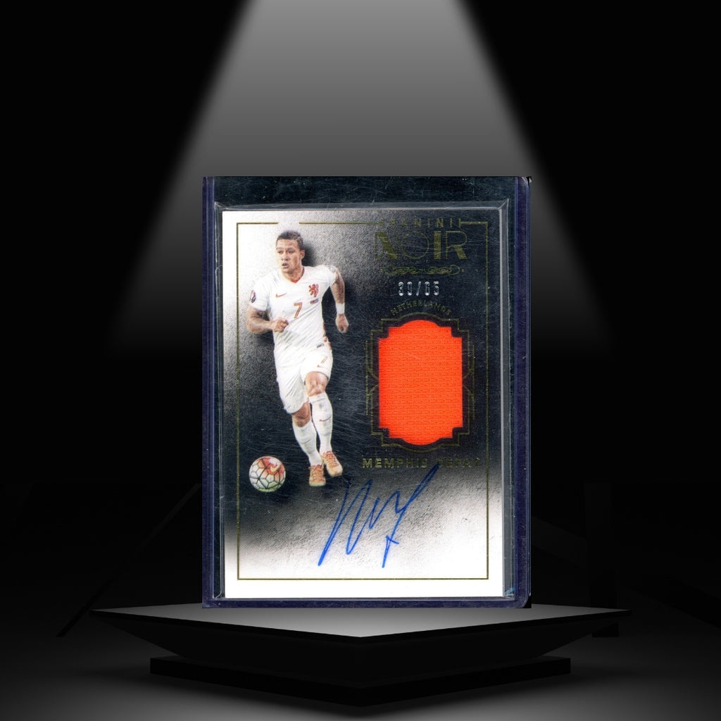 2016-17 PANINI NOIR MEMPHIS DEPAY #/65 PATCH AUTOGRAPH