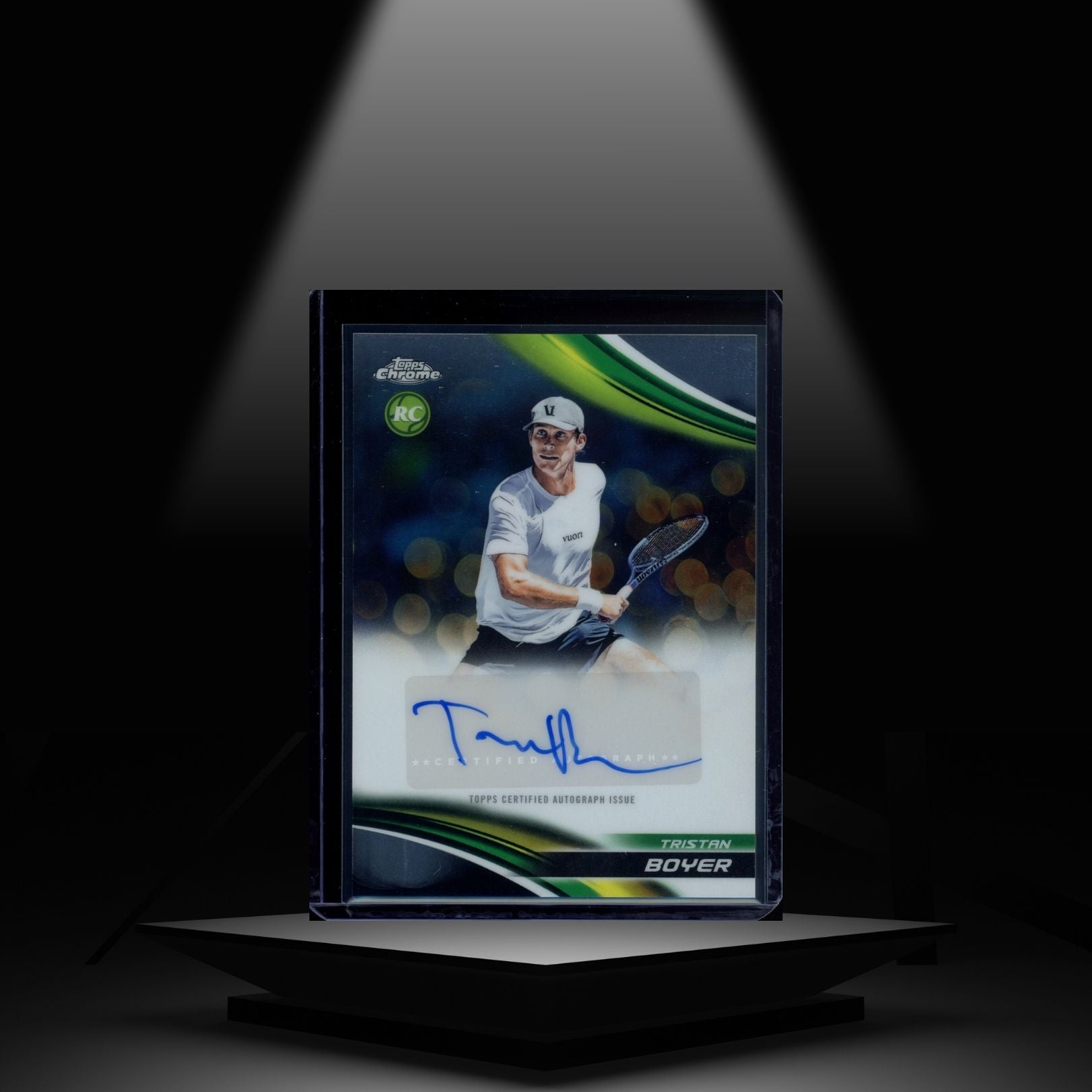 2025 TOPPS CHROME TENNIS TRISTAN BOYER RC AUTOGRAPH