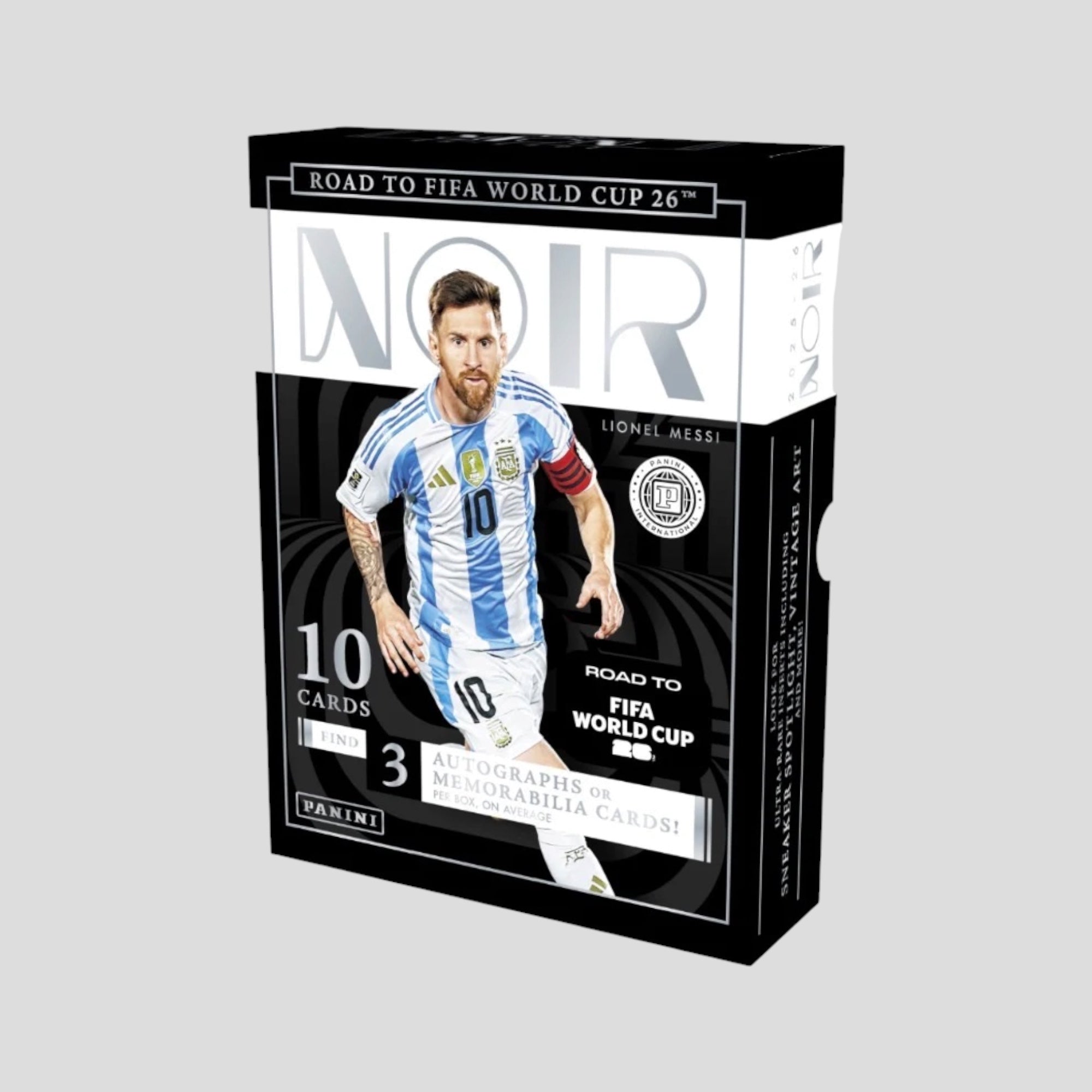 2025-26 PANINI NOIR ROAD TO FIFA WC SOCCER HOBBY INT'L BOX