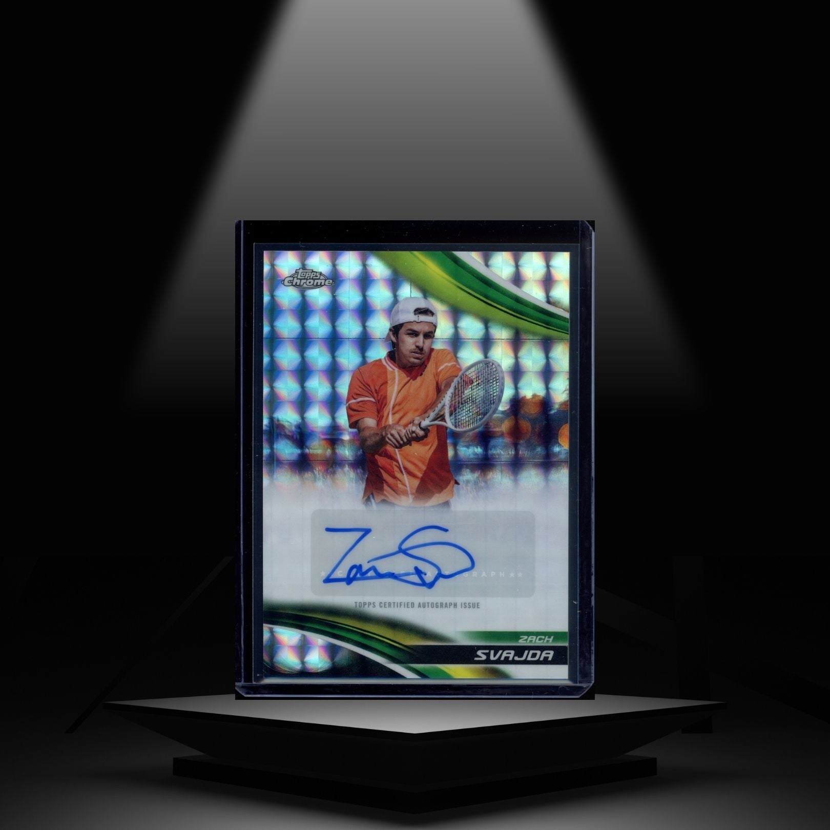 2025 TOPPS CHROME TENNIS ZACH SVAJDA AUTOGRAPH
