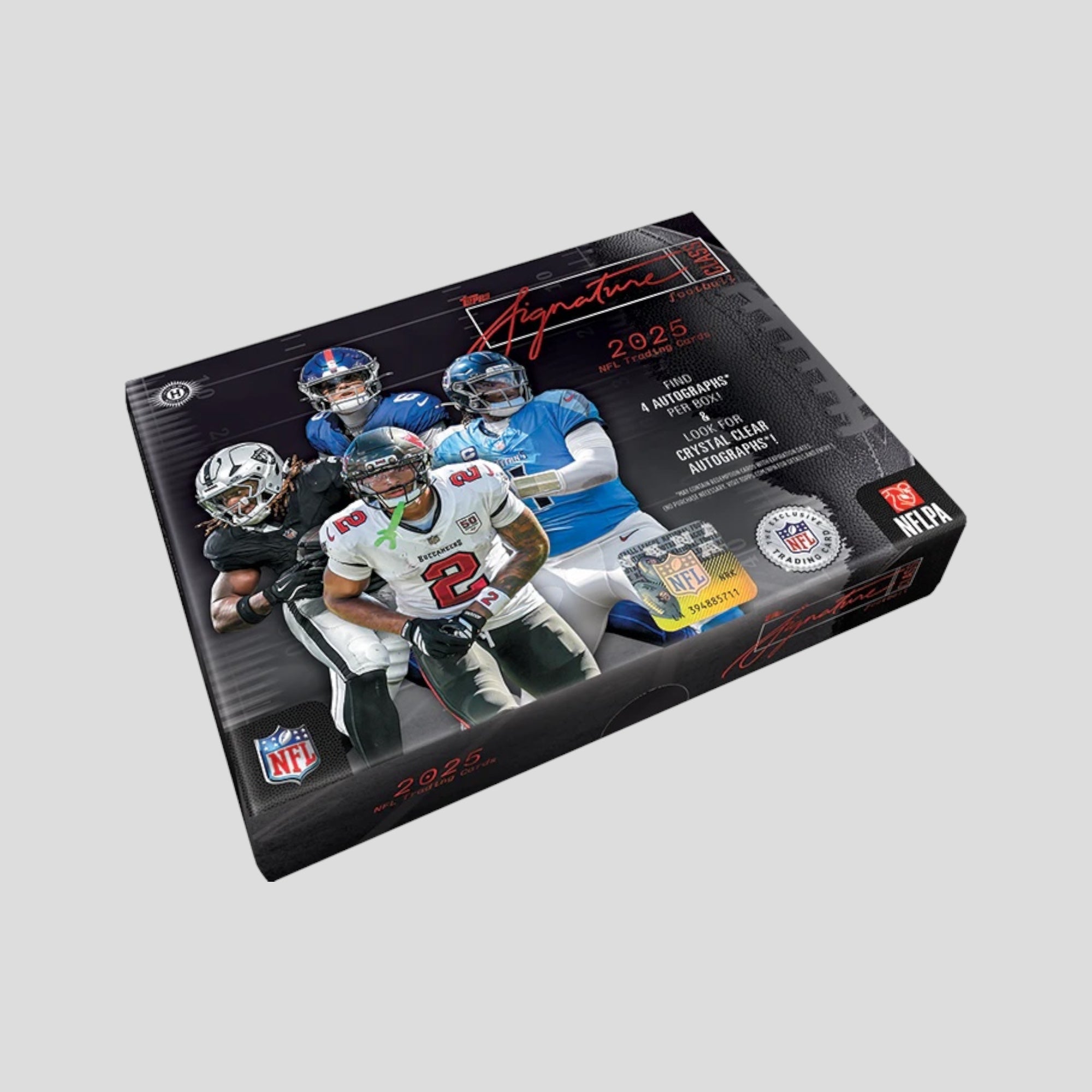 2025 TOPPS NFL SIGNATURE CLASS FOOTBALL HOBBY JUMBO BOX