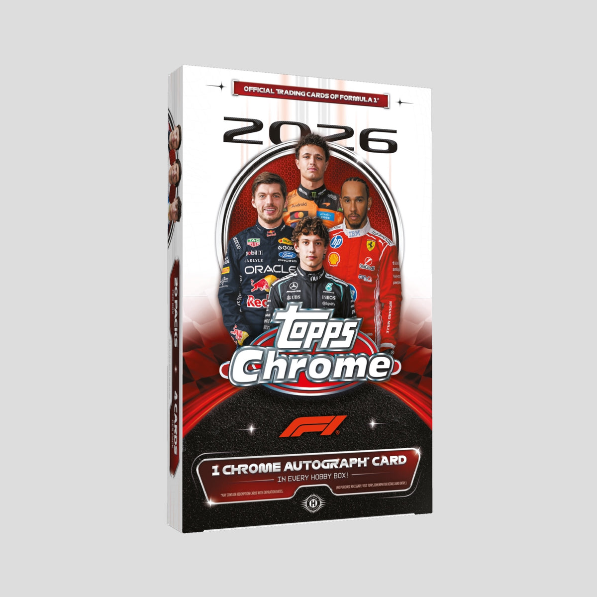 2026 TOPPS CHROME FORMULA 1 HOBBY BOX