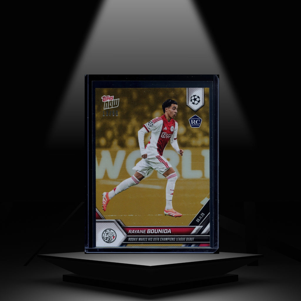 2025 TOPPS NOW RAYANE BOUNIDA #/50 RC