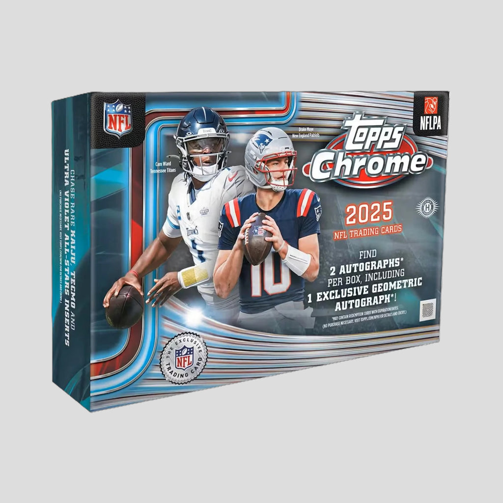 2025 TOPPS CHROME FOOTBALL BREAKERS DELIGHT BOX