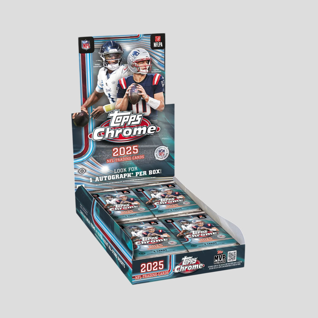 2025 TOPPS CHROME FOOTBALL HOBBY BOX
