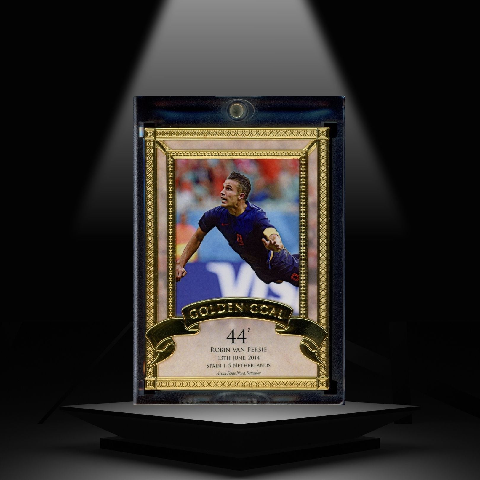2021-22 FUTERA UNIQUE WORLD FOOTBALL ROBIN VAN PERSIE #/9