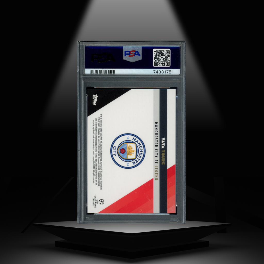 2022-23 TOPPS DECO UEFA YAYA TOURE #/10 PSA8