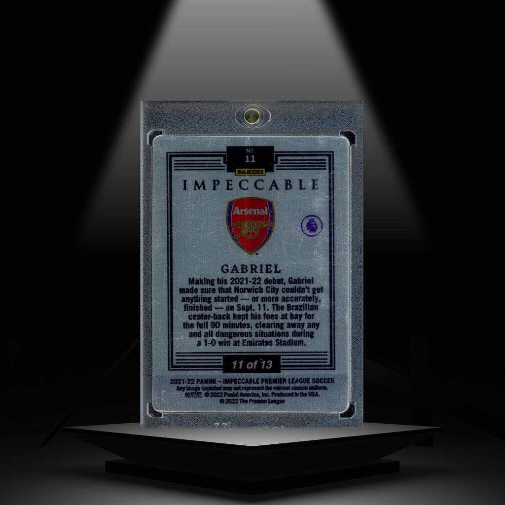2021-22 PANINI IMPECCABLE PREMIER LEAGUE GABRIEL #/13