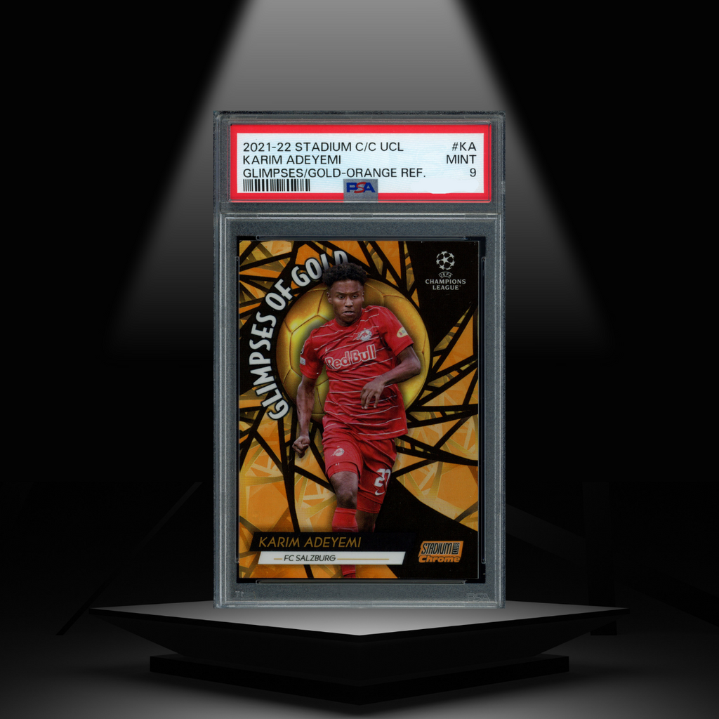 2021-22 TOPPS STADIUM CLUB CHROME KARIM ADEYEMI #/25 PSA9