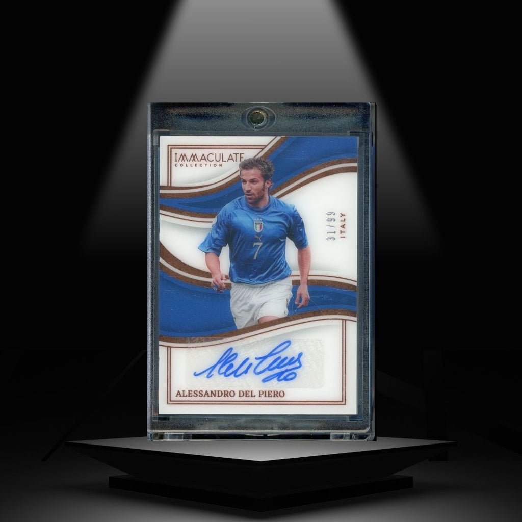 2023-24 PANINI IMMACULATE ALESSANDRO DEL PIERO #/99 AUTOGRAPH