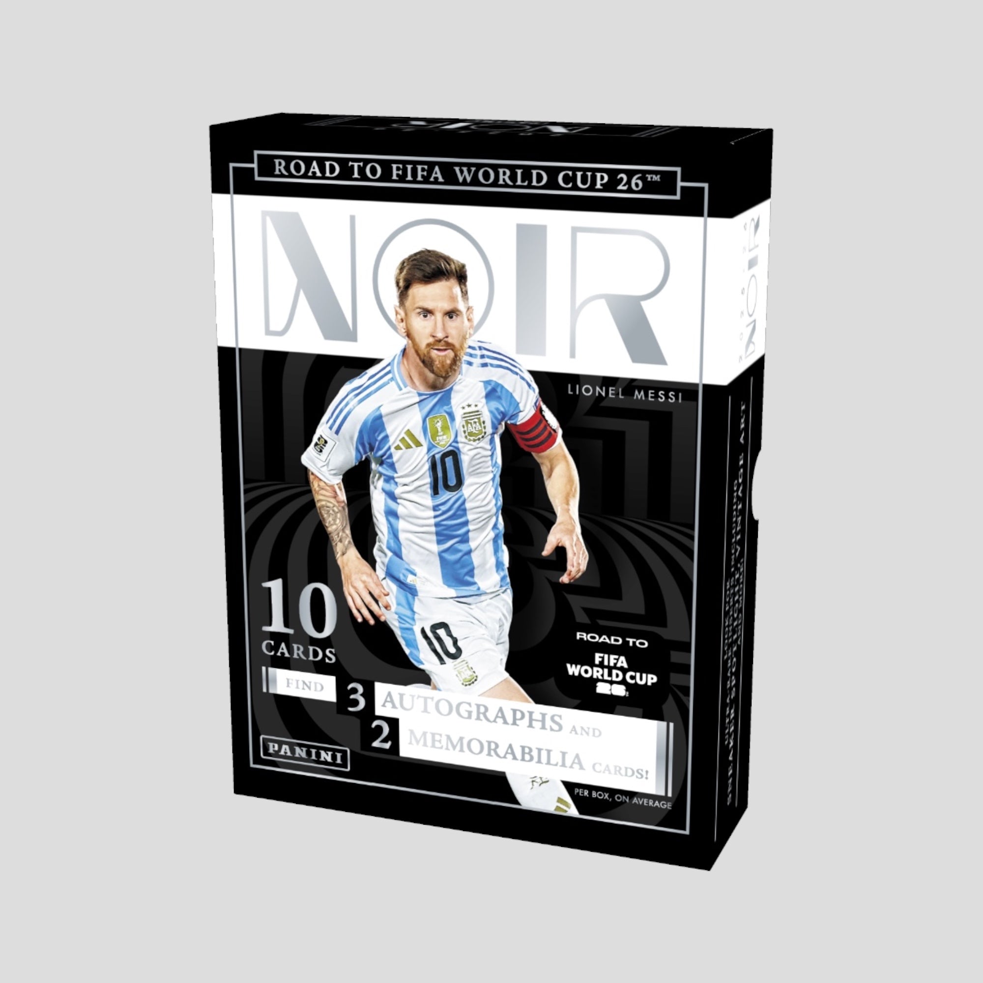 2025-26 PANINI NOIR ROAD TO FIFA WC SOCCER HOBBY BOX