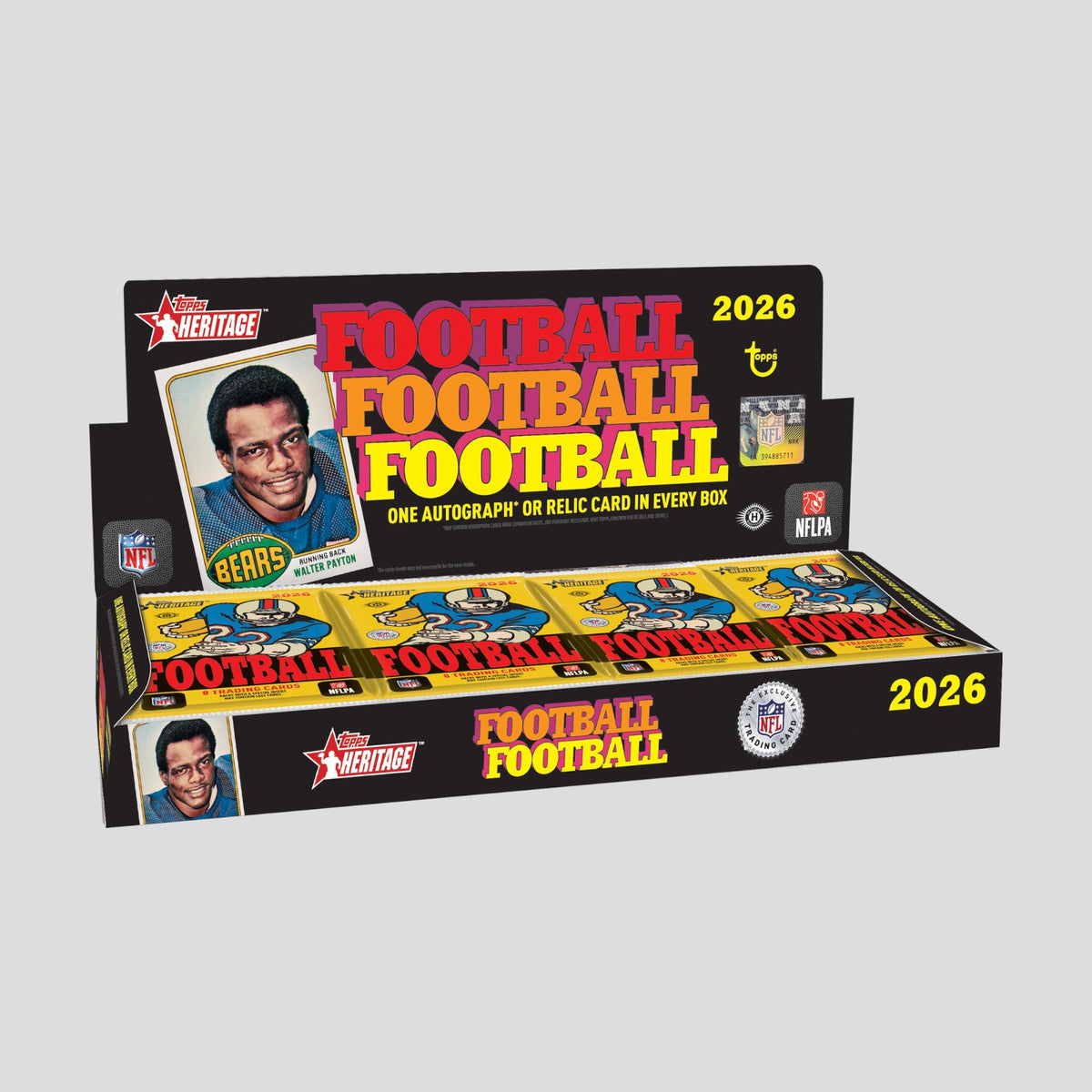 2026 TOPPS HERITAGE FOOTBALL HOBBY BOX