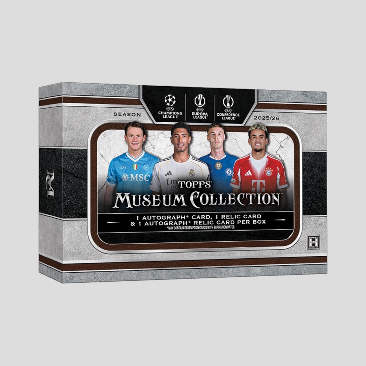 2025-26 TOPPS MUSEUM UEFA CLUB COMPETITIONS HOBBY BOX