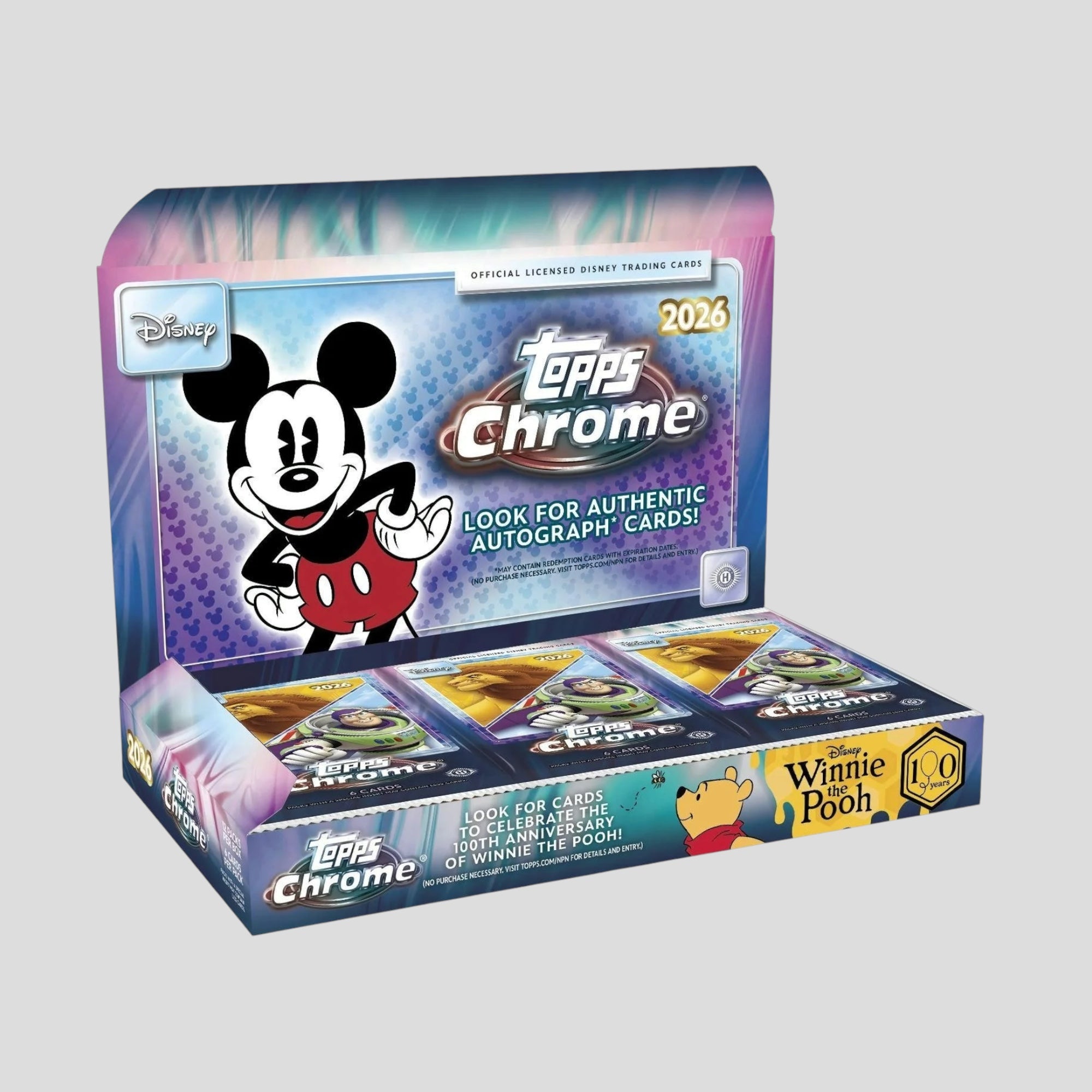 2026 TOPPS CHROME DISNEY HOBBY BOX