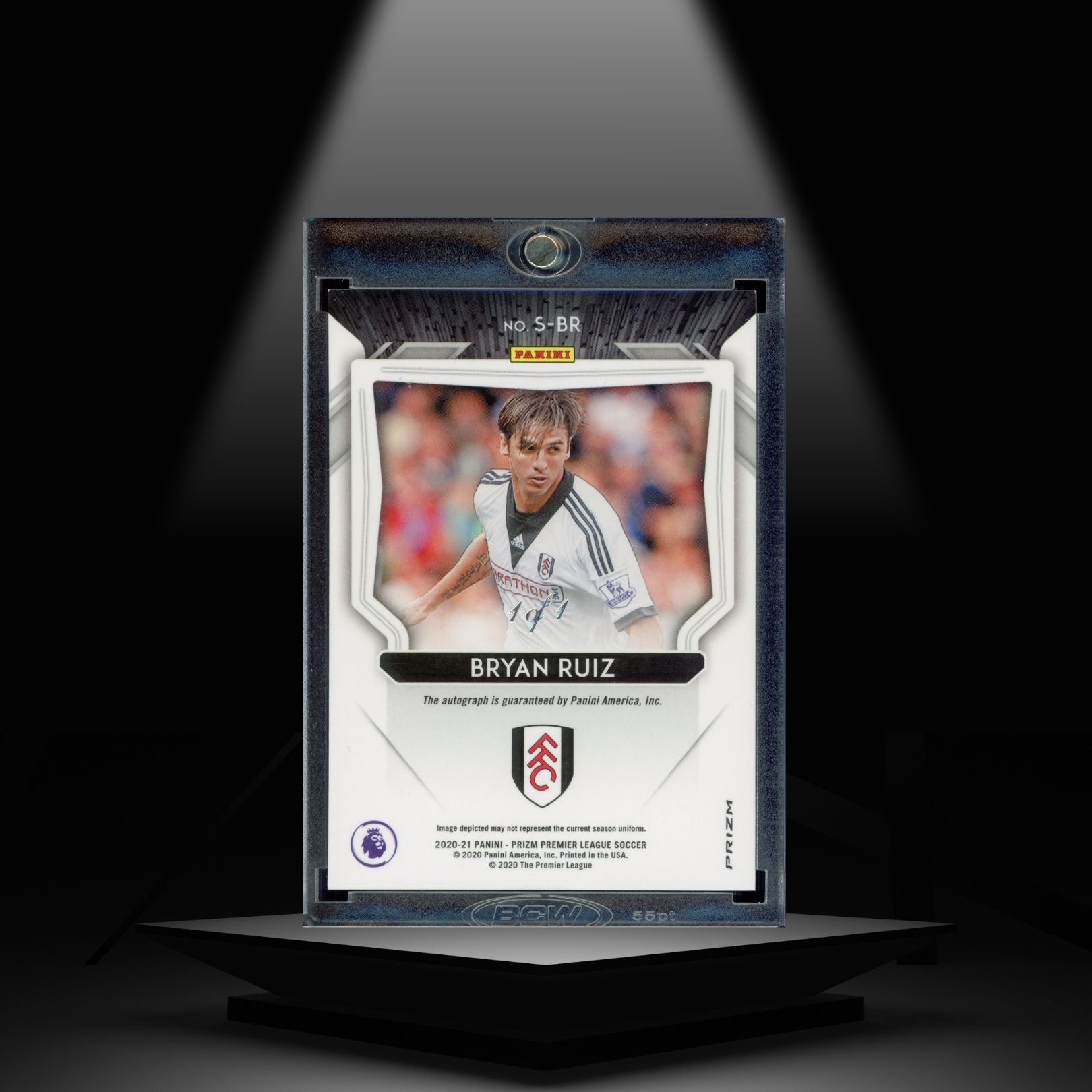2020-21 PANINI PRIZM PREMIER LEAGUE BRYAN RUIZ 1/1 AUTOGRAPH