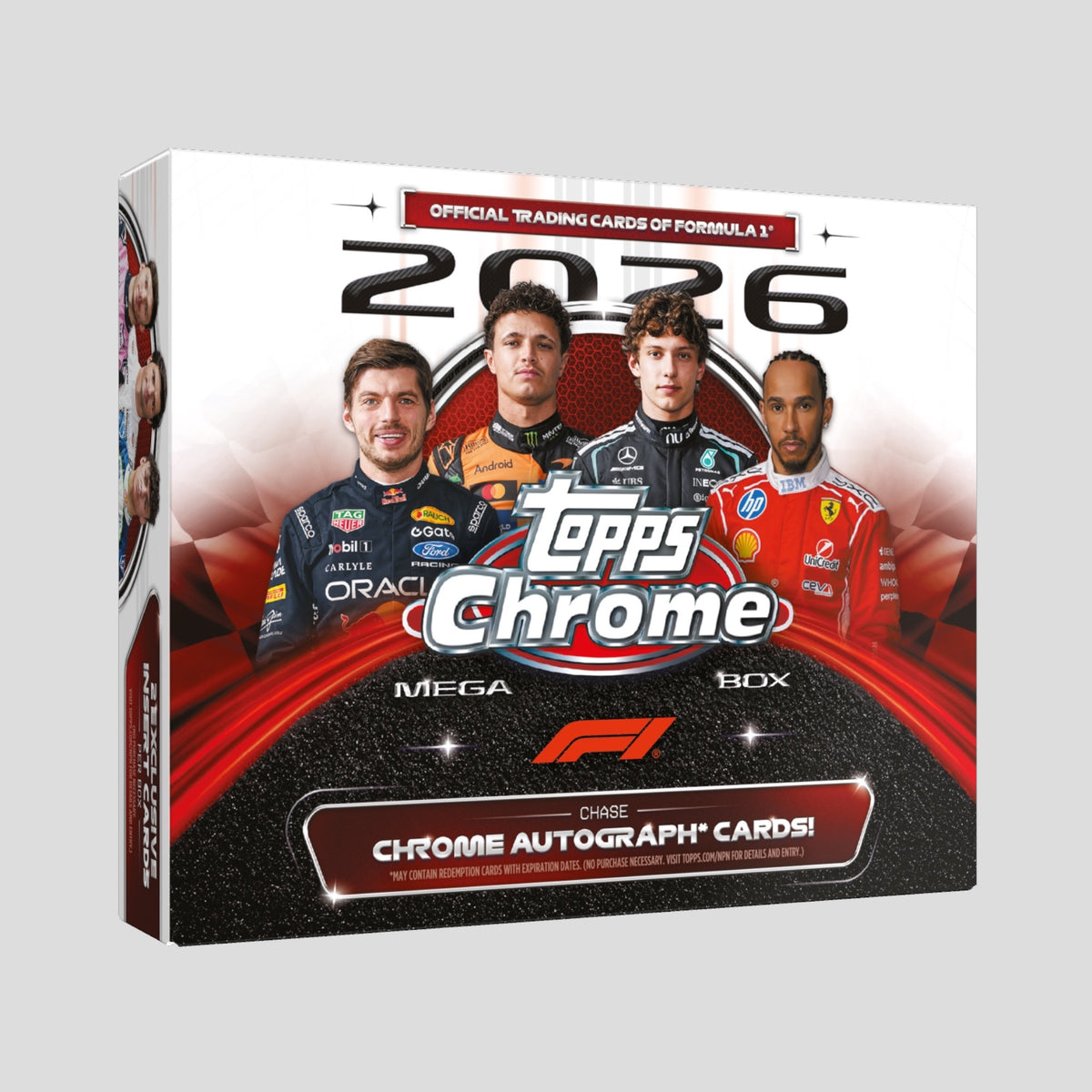 2026 TOPPS CHROME FORMULA 1 MEGA BOX