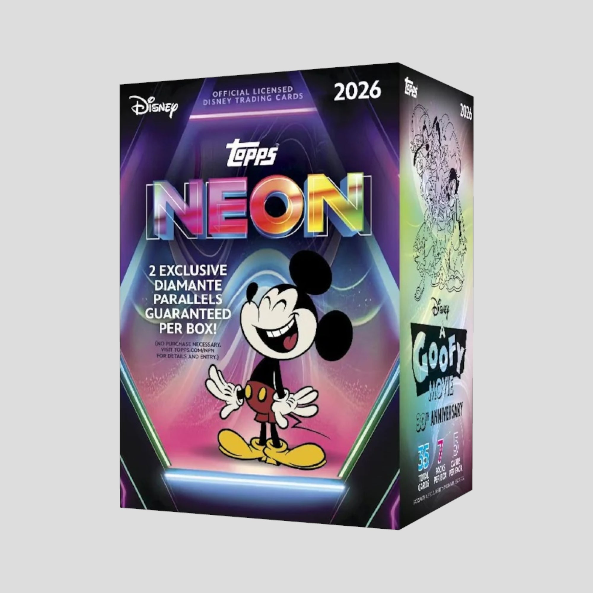 2026 TOPPS DISNEY NEON VALUE BOX