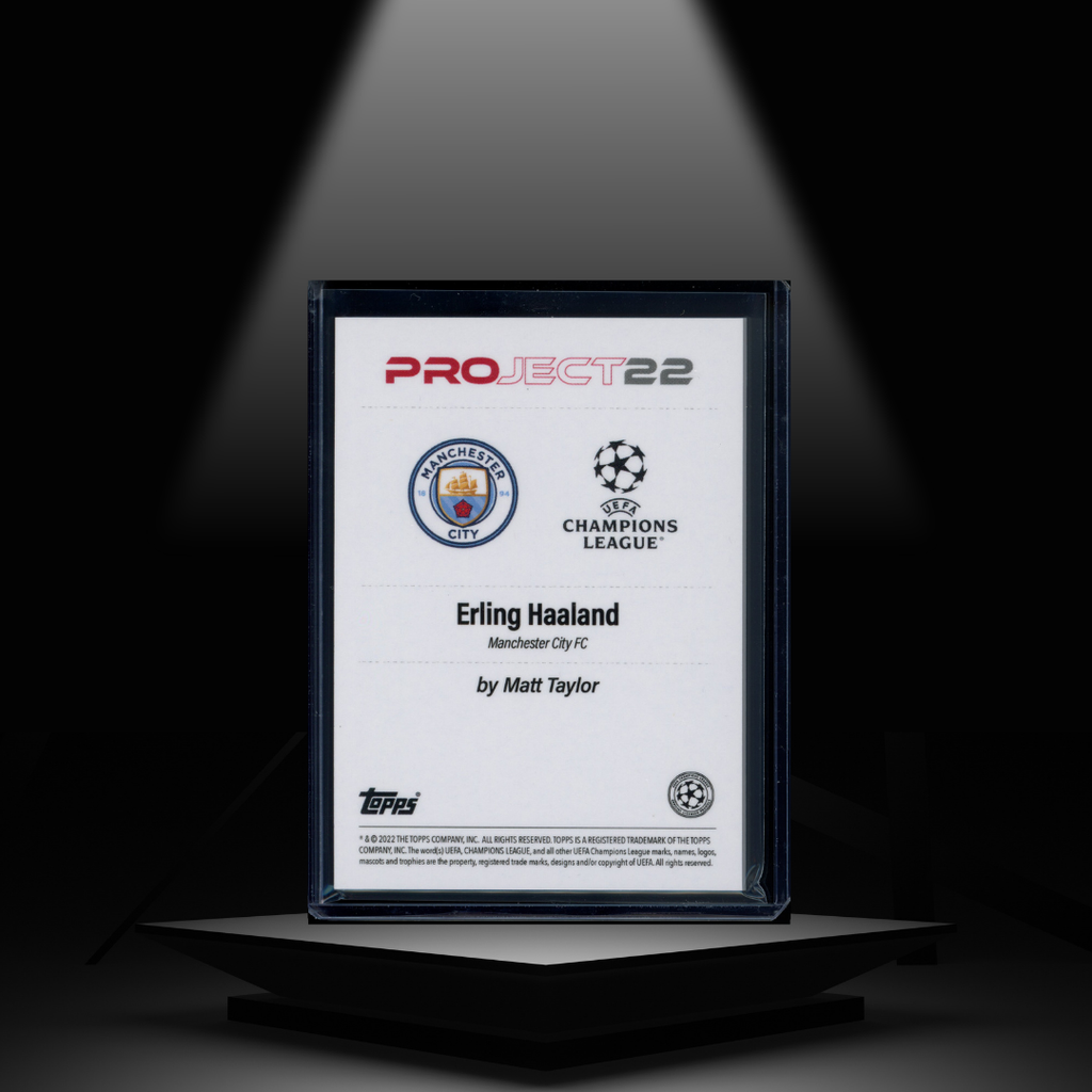 2022 TOPPS PROJECT22 ERLING HAALAND