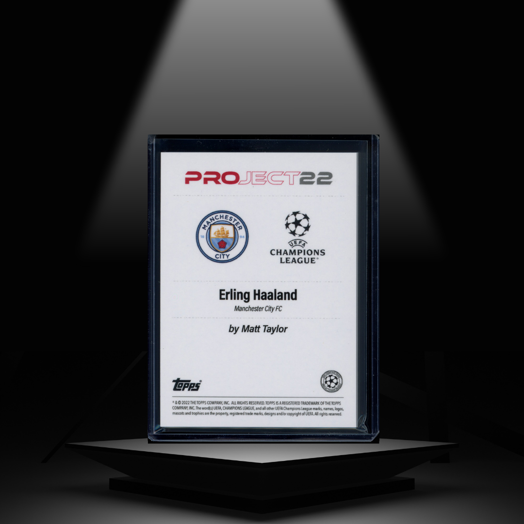 2022 TOPPS PROJECT22 ERLING HAALAND