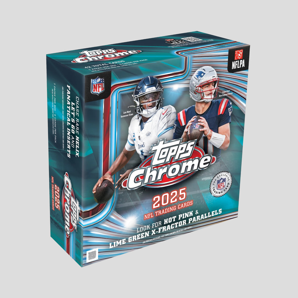 2025 TOPPS CHROME FOOTBALL MEGA BOX