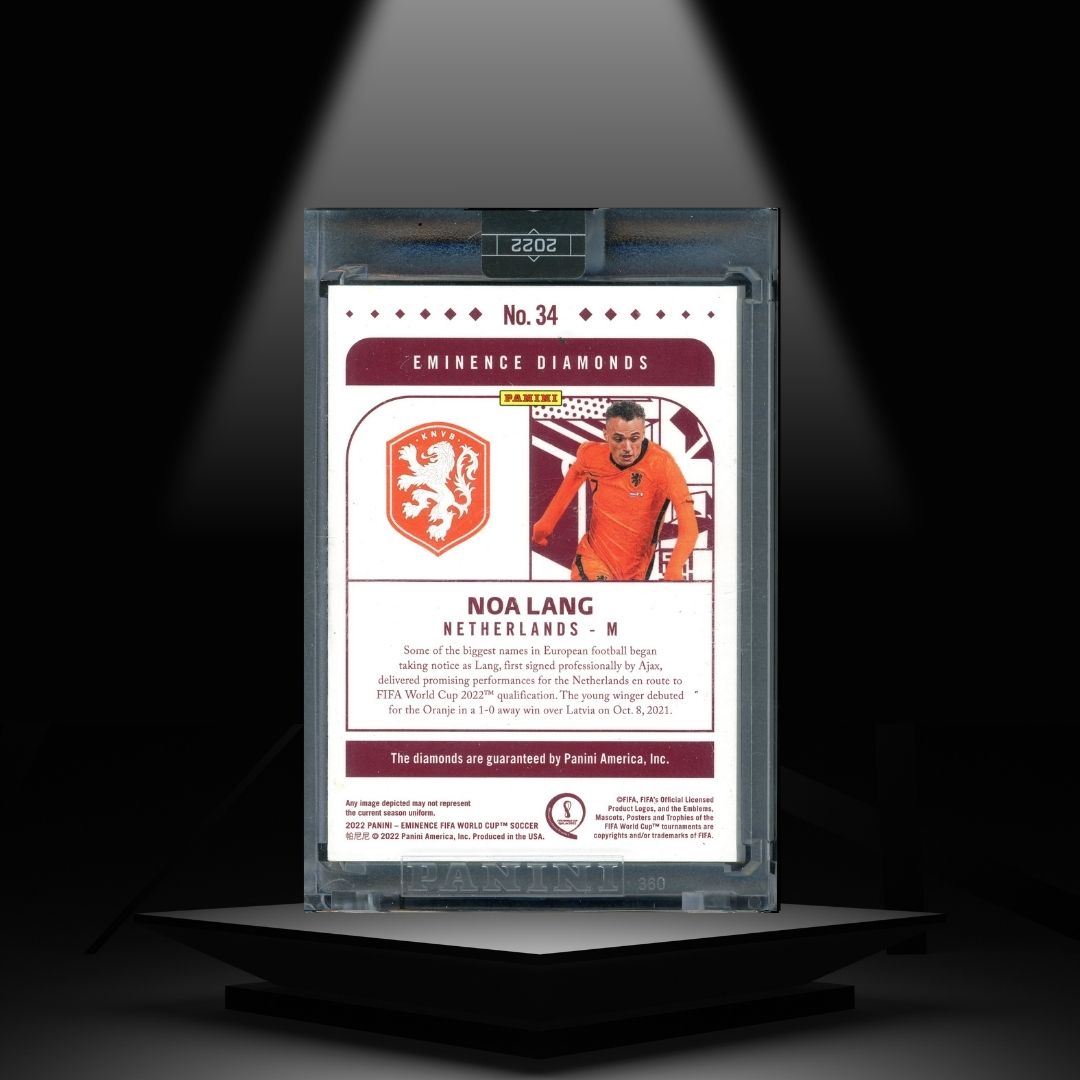 2022 PANINI EMINENCE FIFA WORLD CUP NOA LANG 1/1 RC