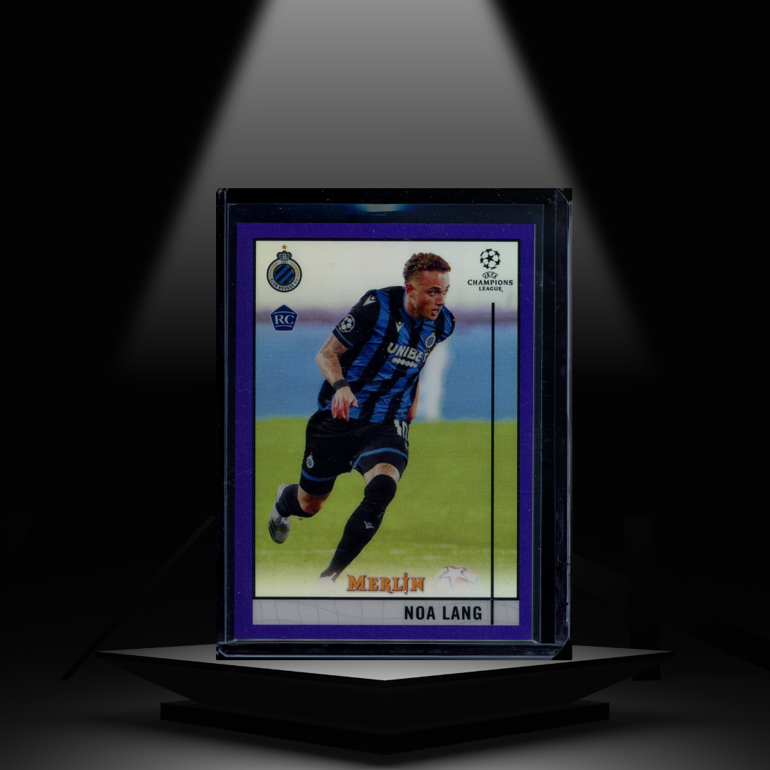 2020-21 TOPPS MERLIN UCC NOA LANG #/299 RC
