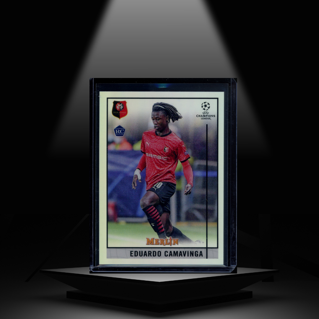 2020-21 TOPPS MERLIN UCC EDUARDO CAMAVINGA RC