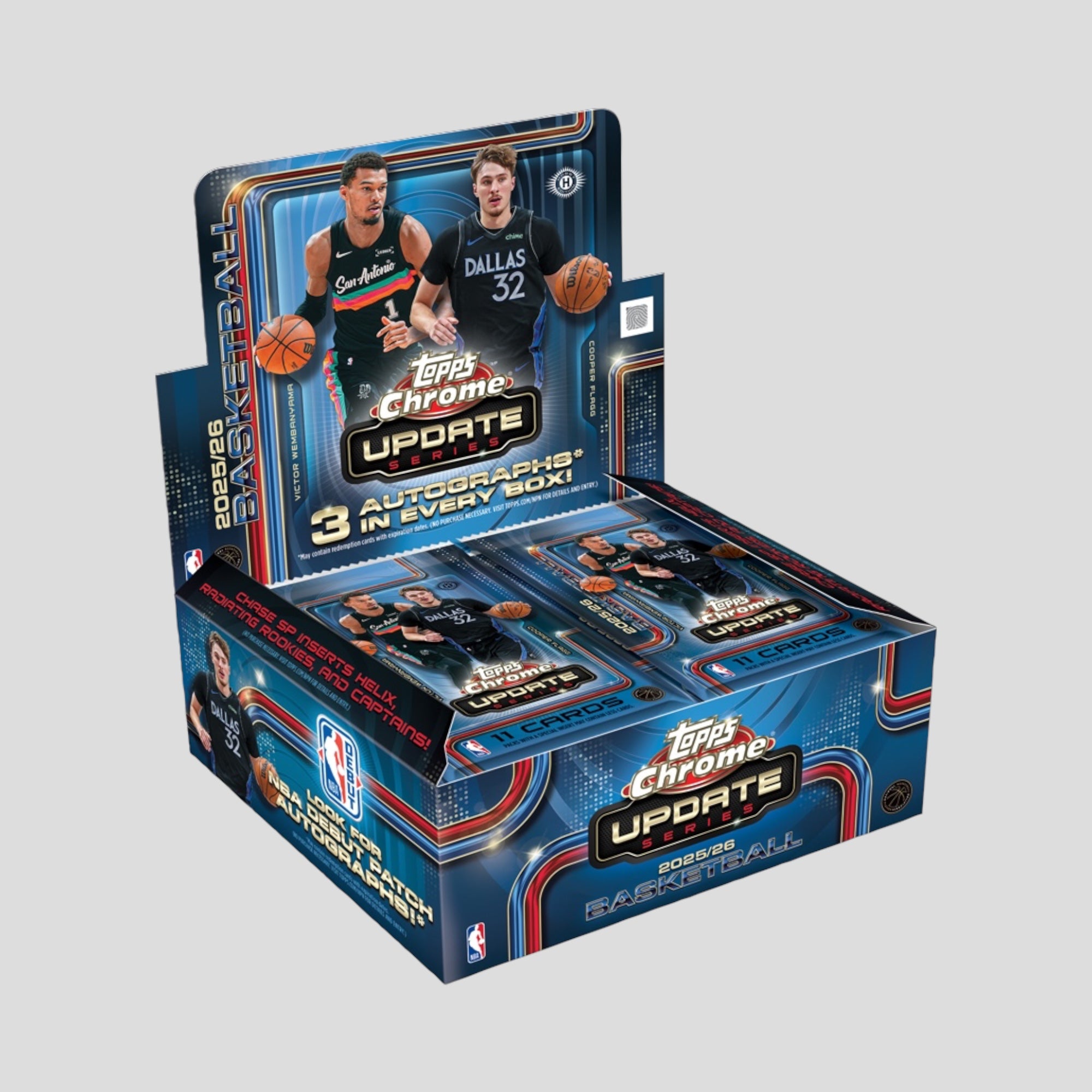 2025-26 TOPPS CHROME UPDATES BASKETBALL JUMBO BOX
